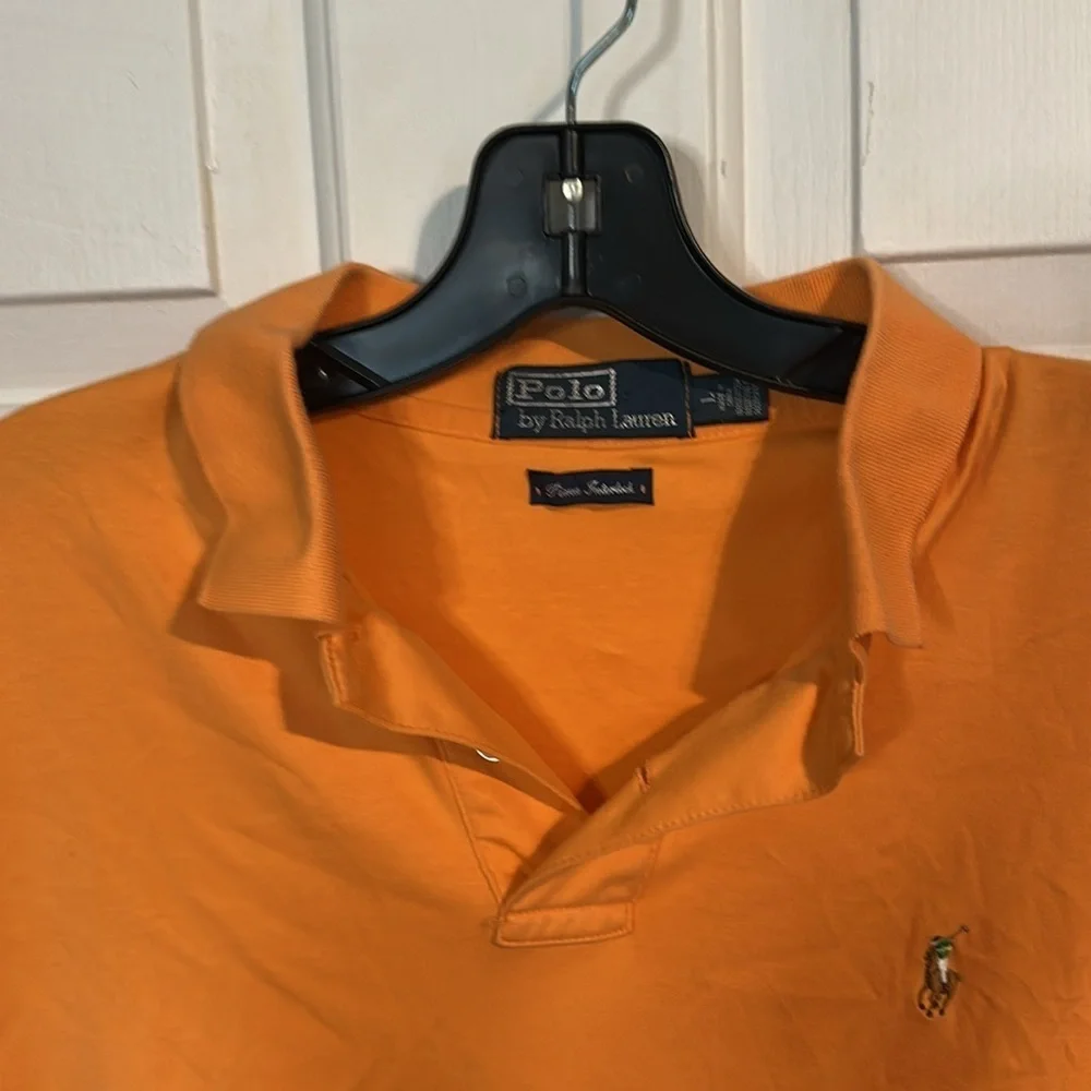 Polo by Ralph Lauren Men’s Orange Polo size large